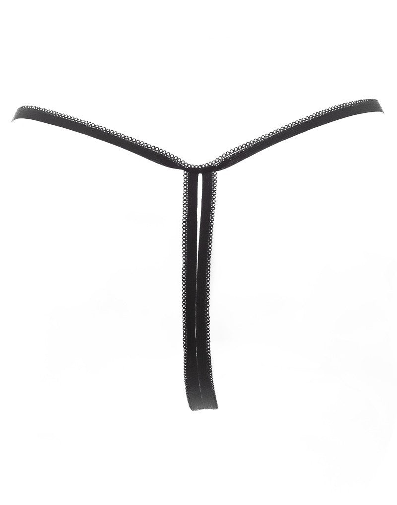 Amorable by Rimba - Offener String - One Size - Schwarz