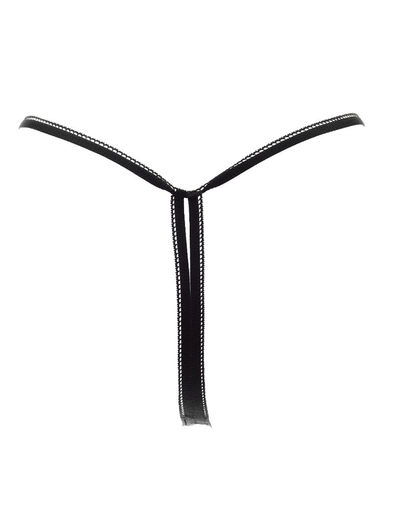 Amorable by Rimba - Offener String - One Size - Schwarz