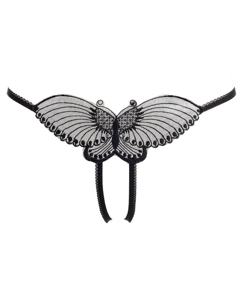 3: Amorable by Rimba - Offener String - One Size - Schwarz