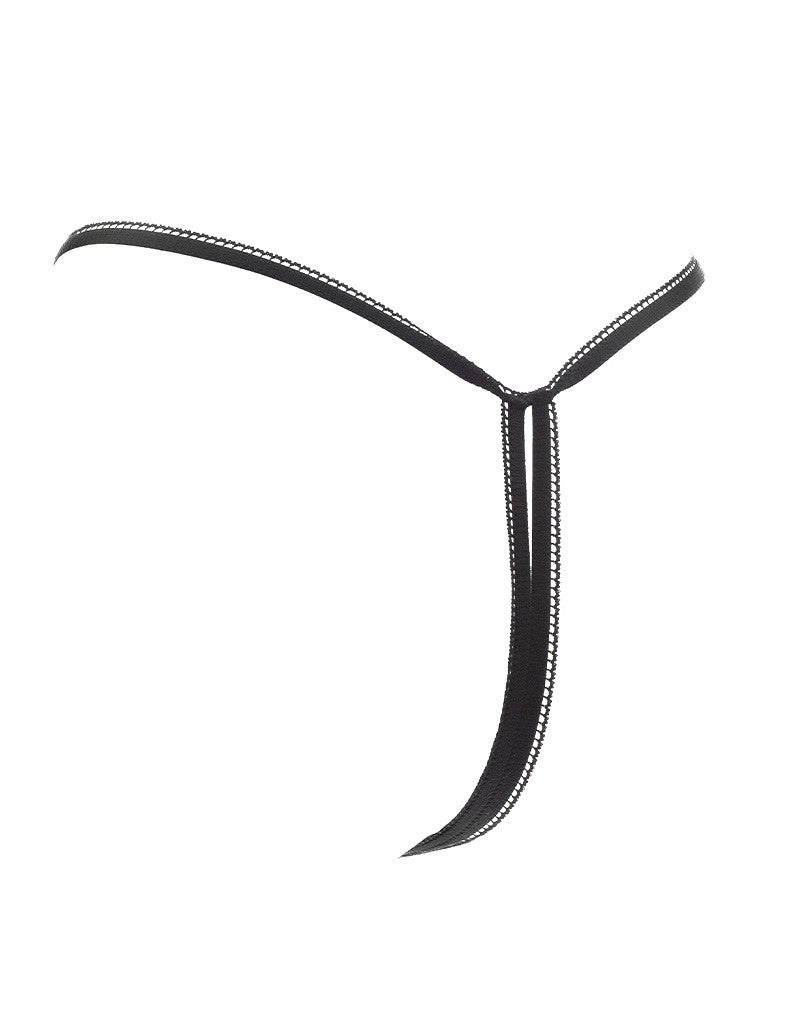Amorable by Rimba - Offener String - One Size - Schwarz