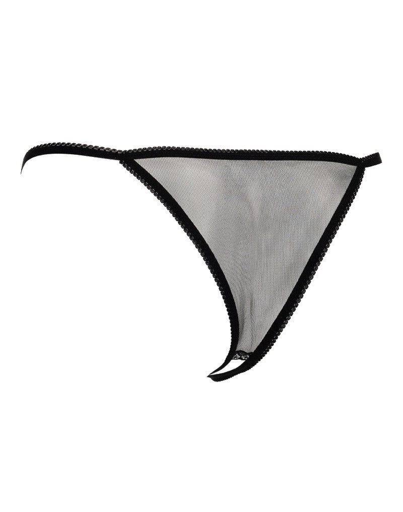 5: Amorable by Rimba - Offener String - One Size - Schwarz