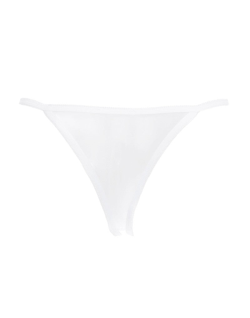 Amorable by Rimba - Offener Schmetterlingsstring - One Size - Weiß