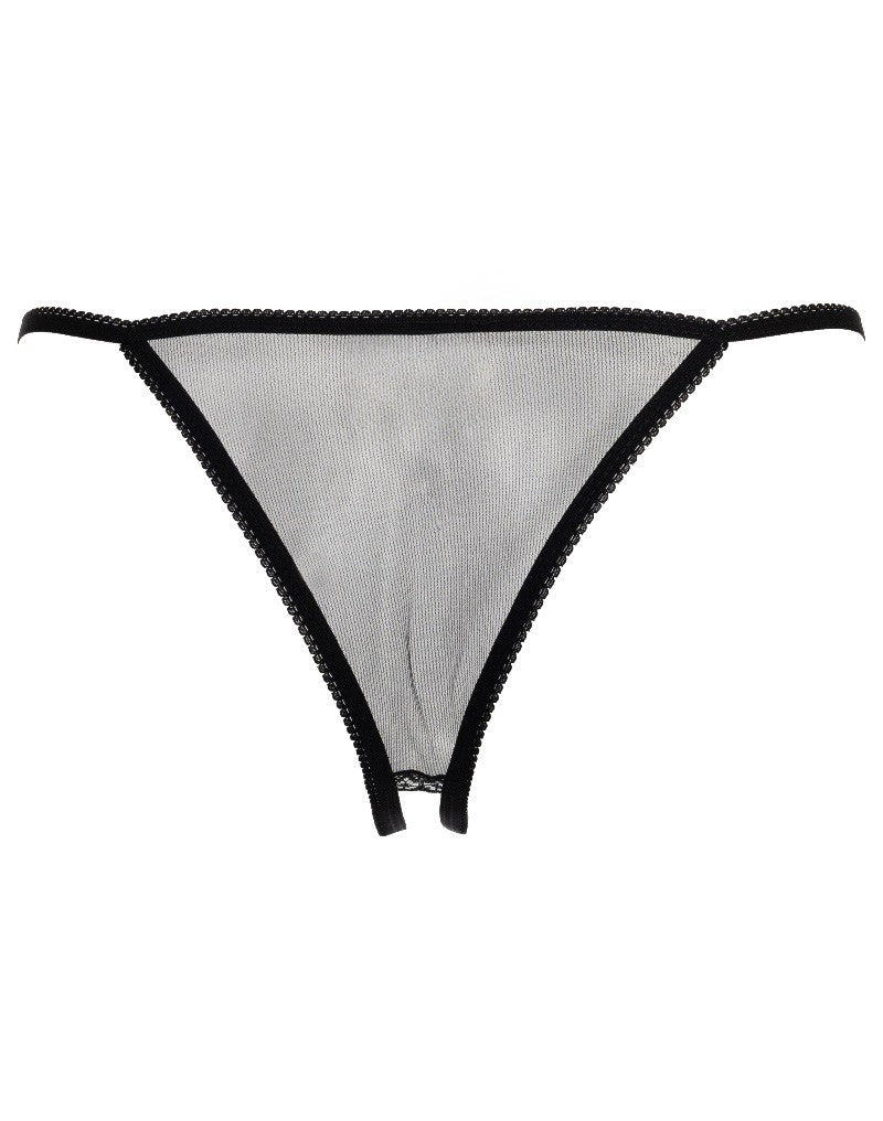 6: Amorable by Rimba - Offener String - One Size - Schwarz