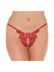 Amorable by Rimba - Offener String - One Size - Rot