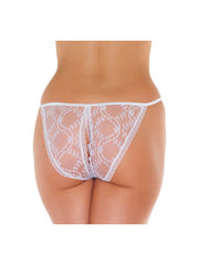 Amorable by Rimba - Open Tanga - One Size - Weiß
