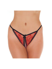 Amorable by Rimba - Open Tanga - One Size - Rot