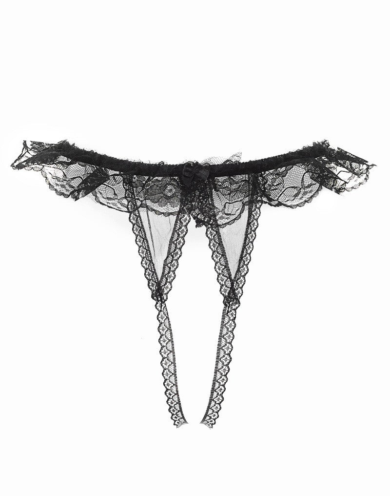 Amorable by Rimba - Offener String - One Size - Schwarz