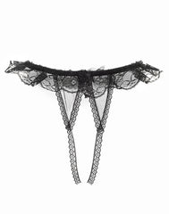 Amorable by Rimba - Offener String - One Size - Schwarz