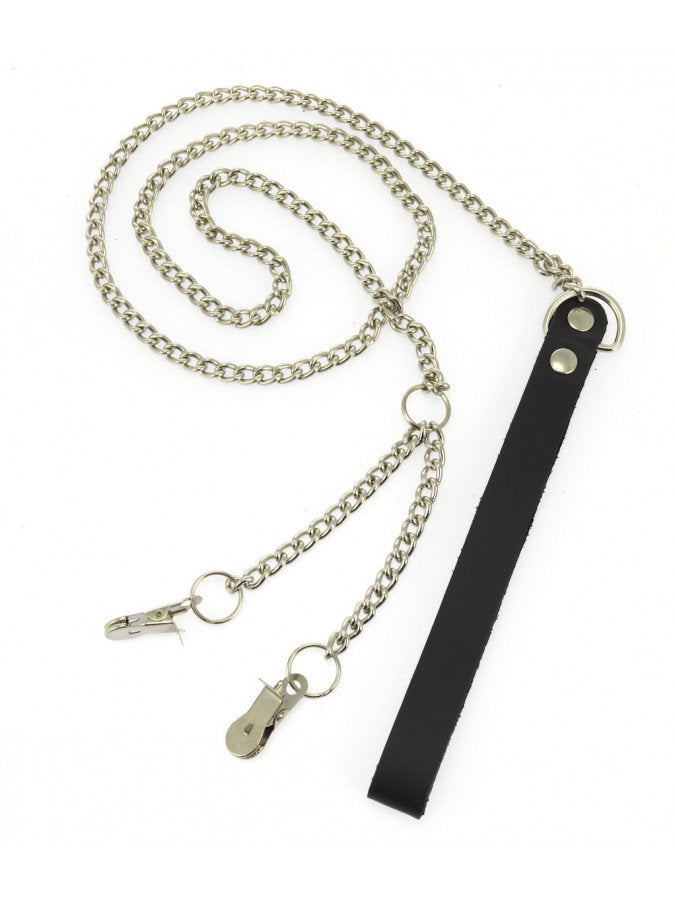 2: Rimba - Brust/Schamlippenklammer mit Kette