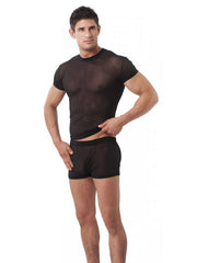 Amorable by Rimba - Transparentes T-Shirt - Schwarz