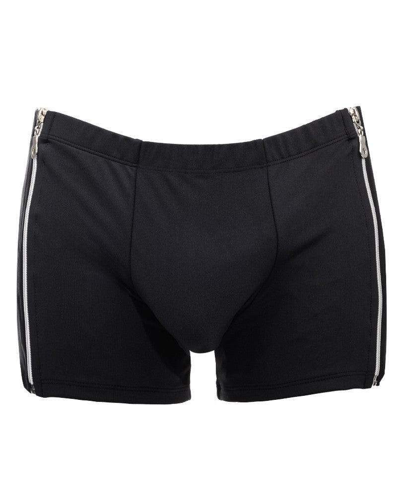 5: Amorable by Rimba - Boxershorts mit 2 Reißverschlüssen - One Size - Schwarz