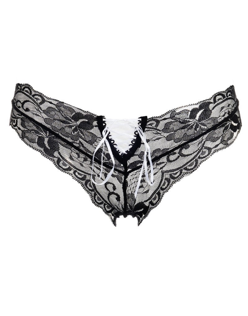 4: Amorable by Rimba - Slip - One Size - Schwarz / Weiß
