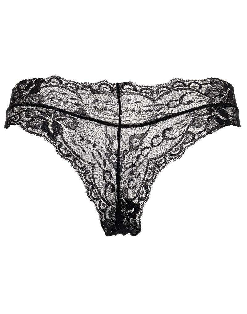 6: Amorable by Rimba - Slip - One Size - Schwarz / Weiß