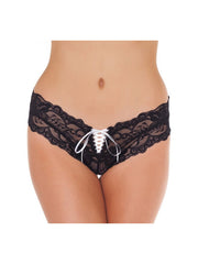 1: Amorable by Rimba - Slip - One Size - Schwarz / Weiß