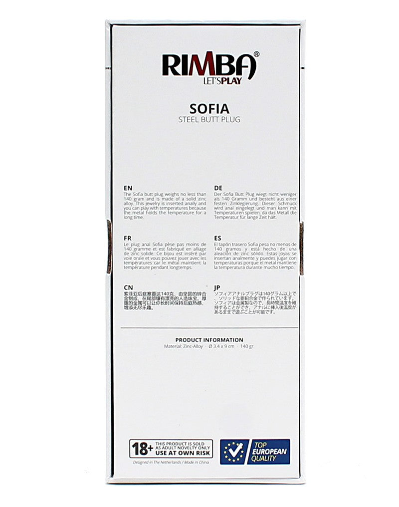 6: Rimba - Sofia Metal Buttplug