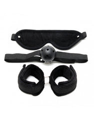 Rimba - Soft bondage Set mit Velkroband (3-teilig)