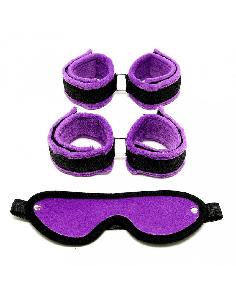 Rimba - Soft bondage Set mit Velkroband (3-teilig)