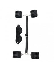 2: Rimba - Soft bondage Set mit Velkroband und maske, 6 teilig