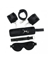 3: Rimba - Soft bondage Set mit Velkroband und maske, 6 teilig