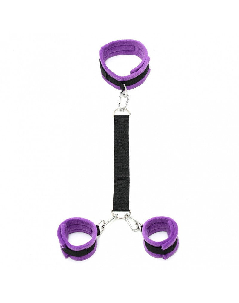 2: Rimba - Soft Bondage Halsband mit Handfessel