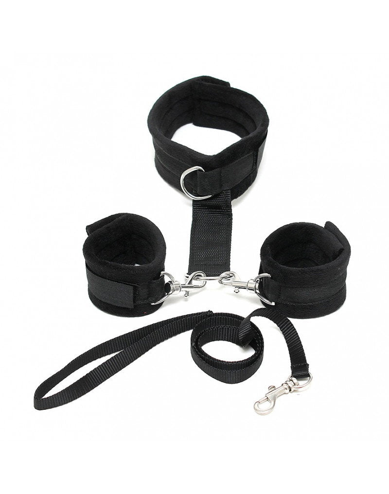 Rimba - Soft Bondage Halsband mit Handfessel