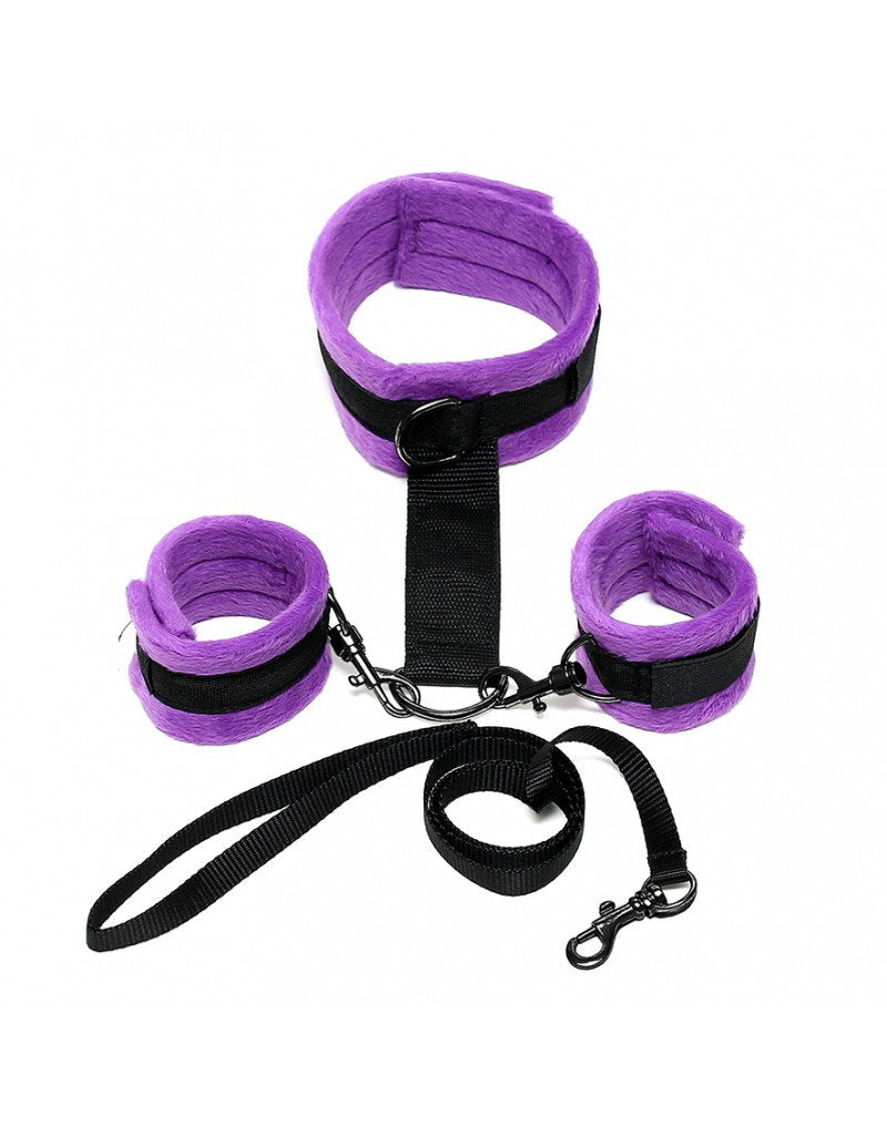 Rimba - Soft Bondage Halsband mit Handfessel