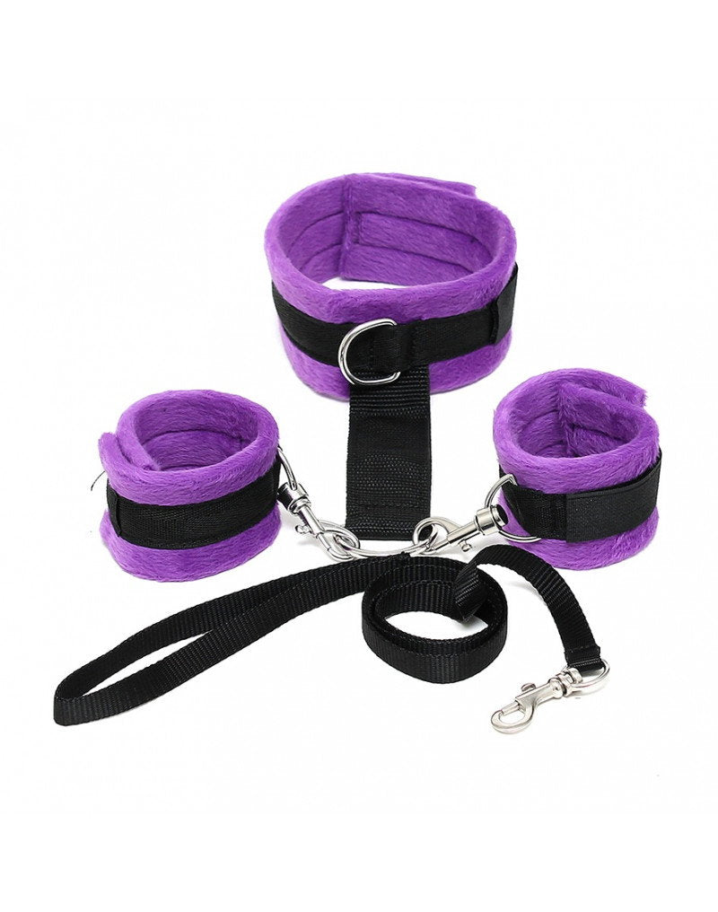 Rimba - Soft Bondage Halsband mit Handfessel