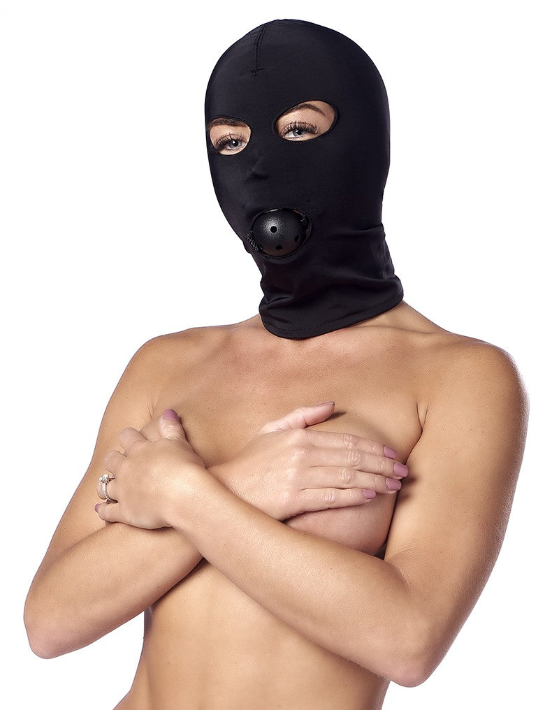 Rimba - Elastische Kopfmaske mit Mundknebel Ø 45 mm