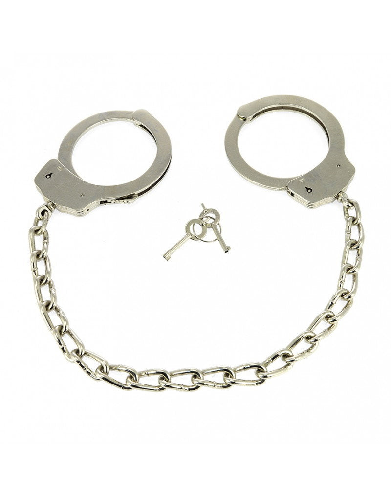 Rimba - Metal Polizei Fussfesseln mit Kette