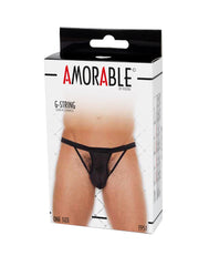 Amorable by Rimba - Offener String - One Size - Schwarz