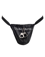 4: Amorable by Rimba - String mit Text - One Size - Schwarz