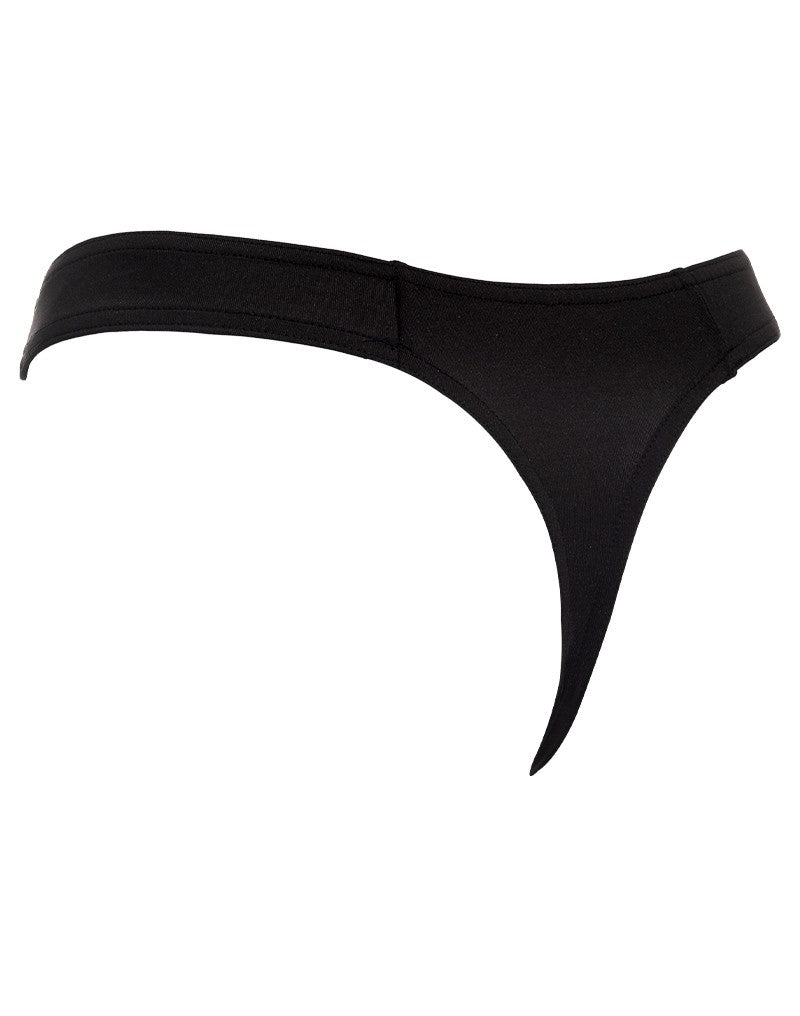 7: Amorable by Rimba - String mit Reißverschluss - One Size - Schwarz