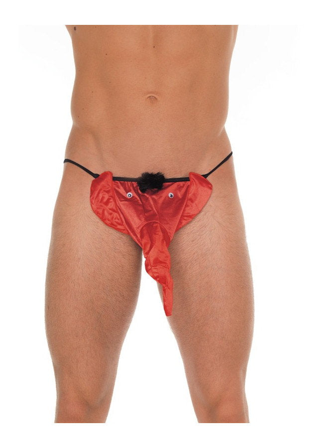 1: Amorable by Rimba - Tanga mit Elefantenkopf - One Size - Rot