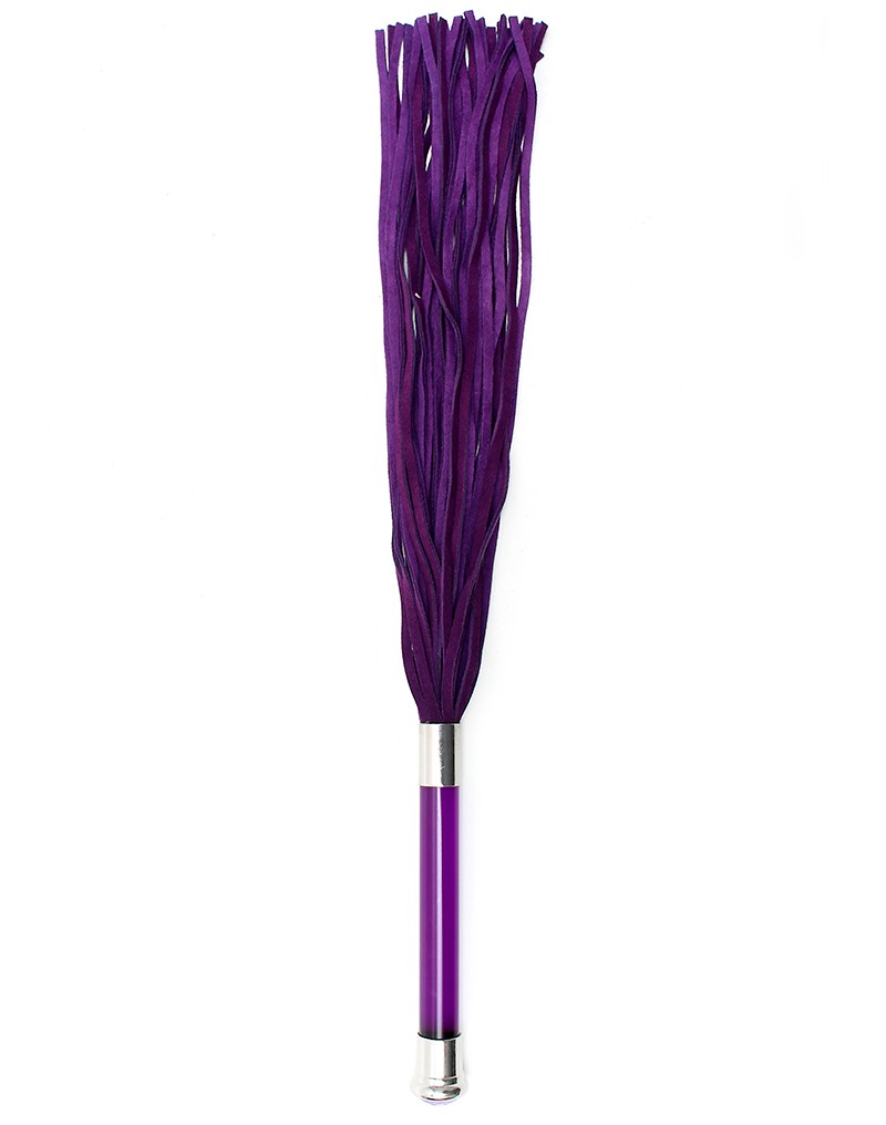 3: Rimba - Suede Flogger with glass handle and crystal