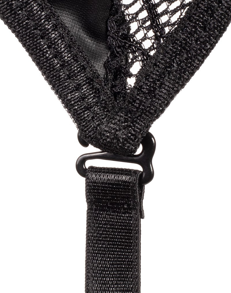 8: Amorable by Rimba - Hosenträger mit Slip und Strümpfen - One Size - Schwarz