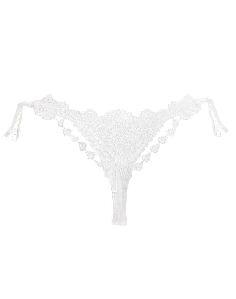 Amorable by Rimba - Tanga Brief - One Size - Weiß