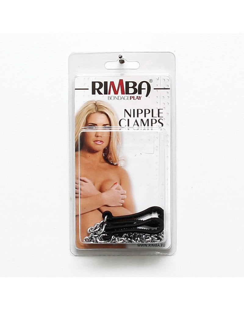Rimba - Brustklammern aus Kunststof mit doppelte Kette