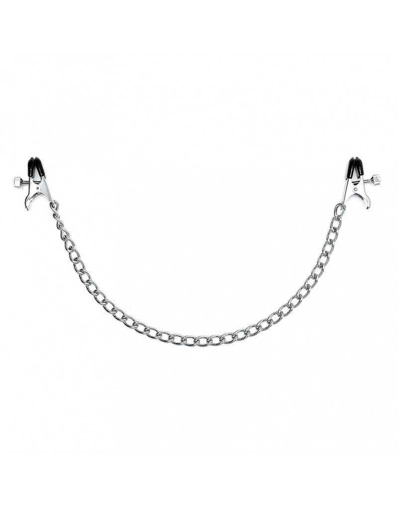 3: Rimba - Brustklammern MEDIUM verstelllbar, mit Kette