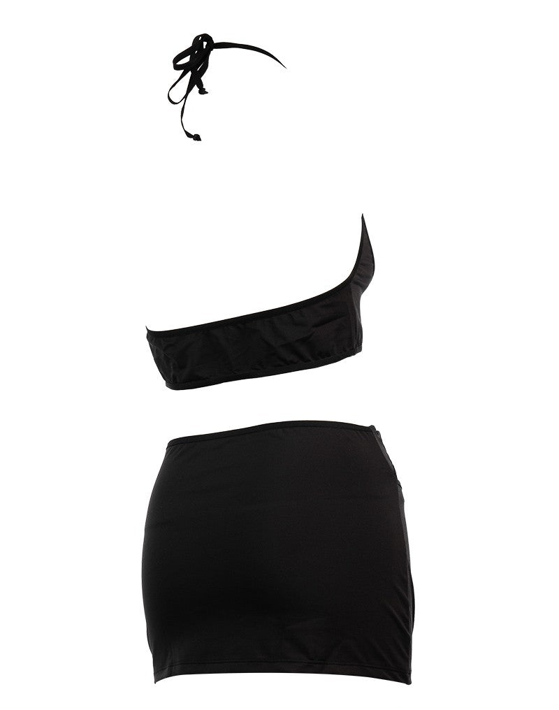 Amorable by Rimba - Minirock mit Top - One Size - Schwarz