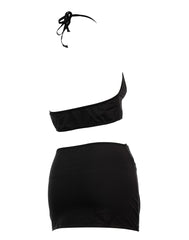 Amorable by Rimba - Minirock mit Top - One Size - Schwarz