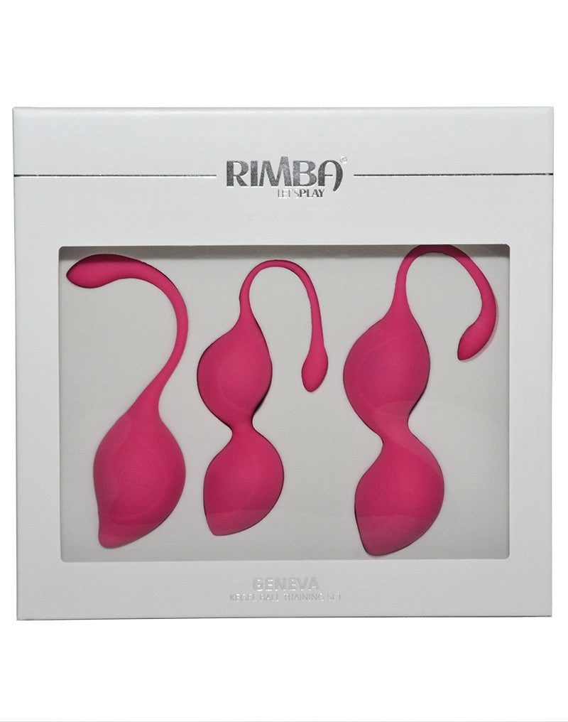 3: Rimba Toys - Geneva - Kegel Balls Trainingsset - Pink