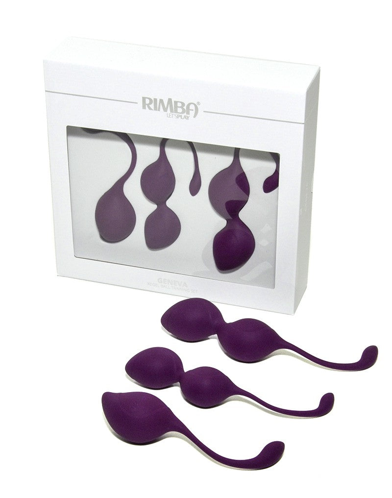 Rimba Toys - Geneva - Kegel Balls Trainingsset - Violett
