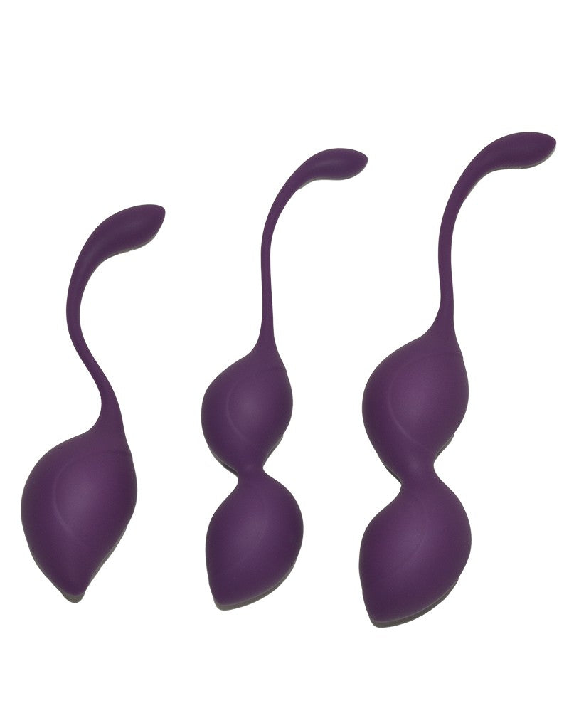 1: Rimba Toys - Geneva - Kegel Balls Trainingsset - Violett