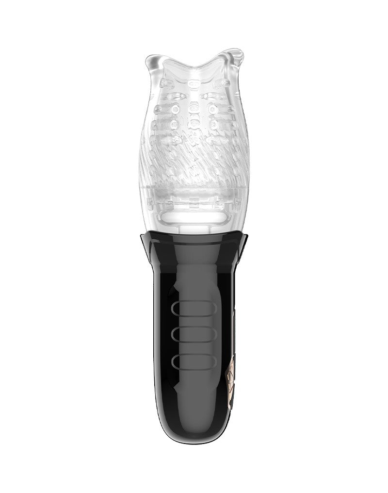3: Rimba Toys - Orgastobator 01 - Männlicher Masturbator - Schwarz & Transparent