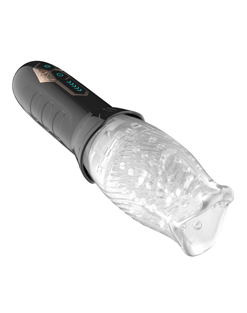 6: Rimba Toys - Orgastobator 01 - Männlicher Masturbator - Schwarz & Transparent