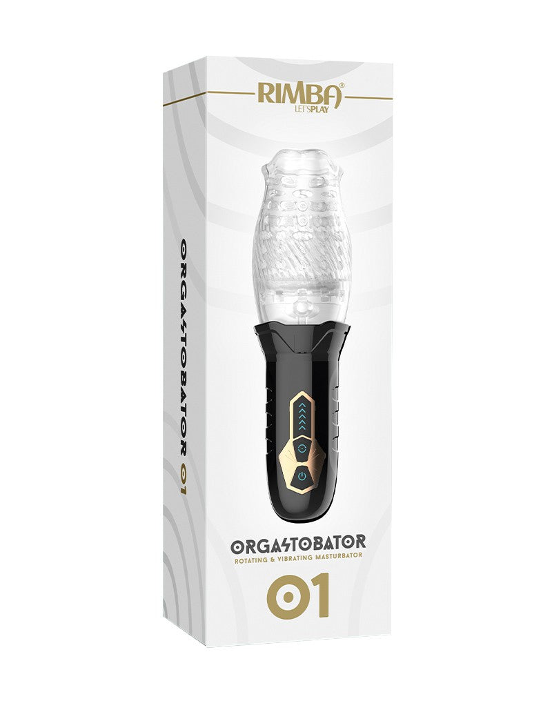 9: Rimba Toys - Orgastobator 01 - Männlicher Masturbator - Schwarz & Transparent