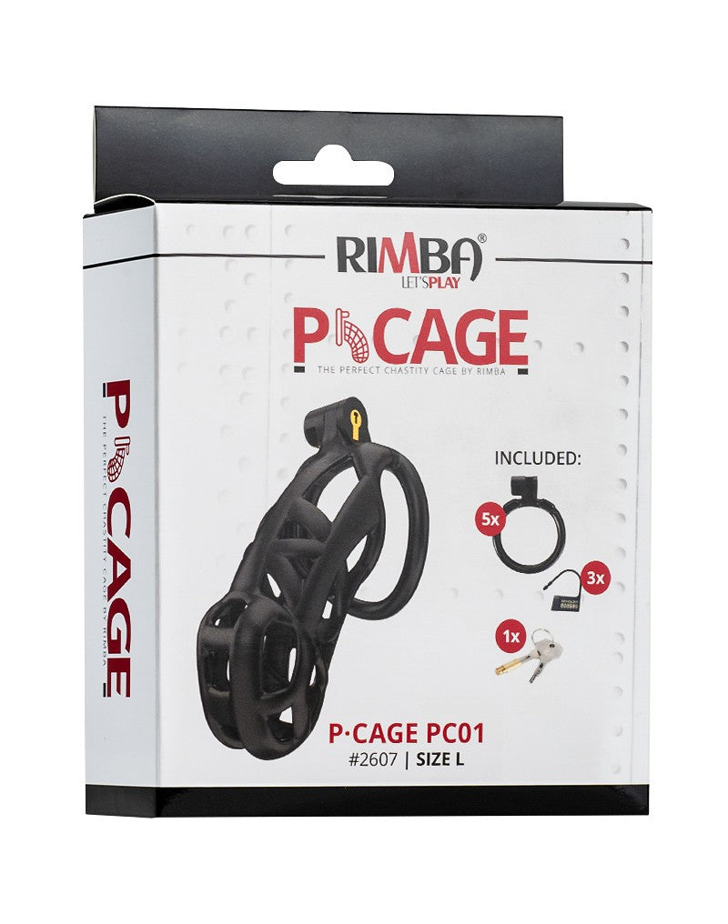 Rimba P-Cage - P-Cage PC01 - Peniskäfig Größe L - Schwarz