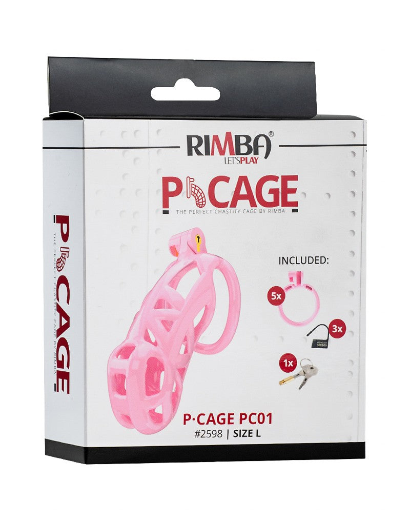 Rimba P-Cage - P-Cage PC01 - Peniskäfig Größe L - Rosa