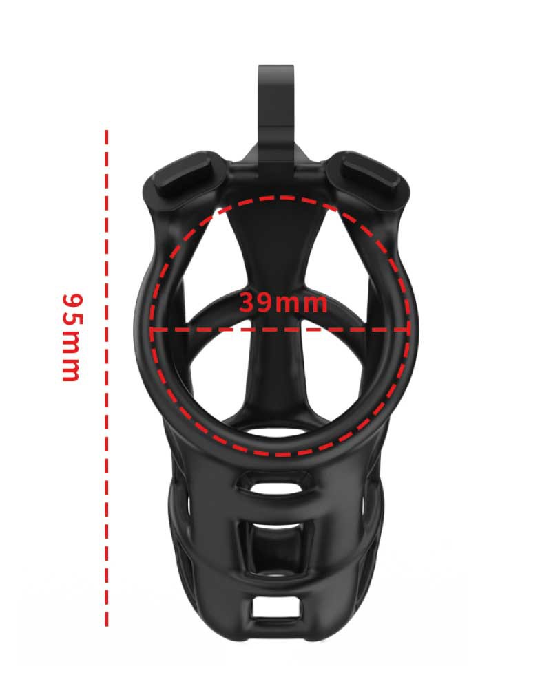 6: Rimba P-Cage - P-Cage PC01 - Peniskäfig Größe M - Schwarz