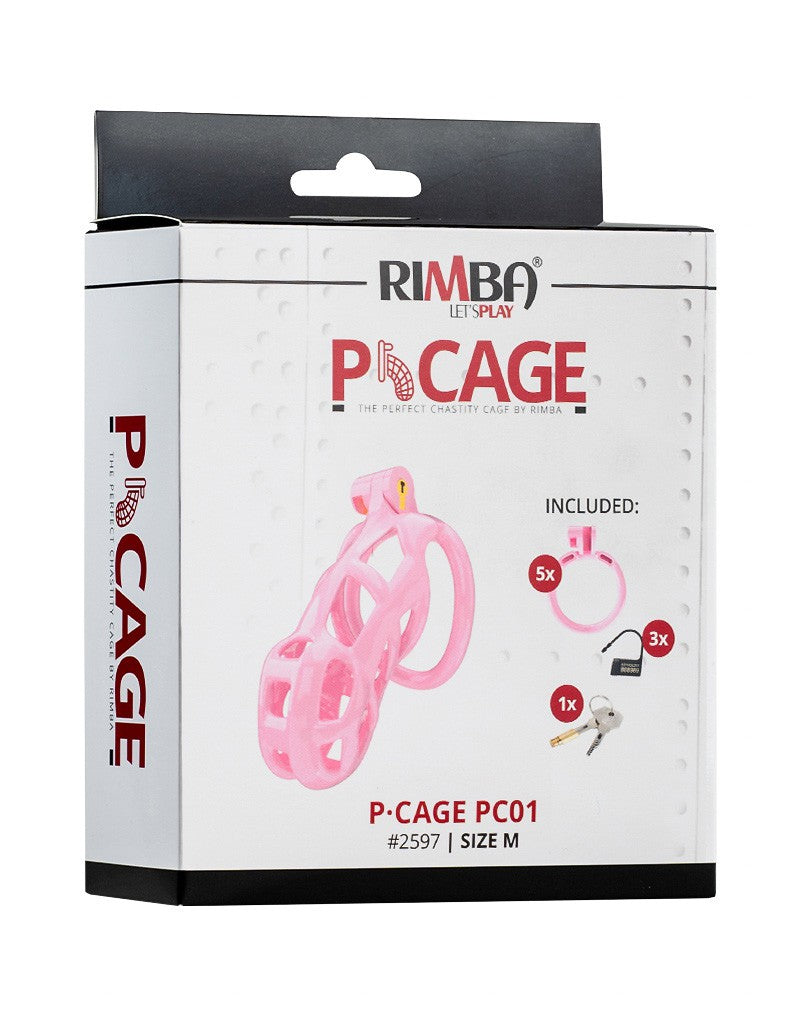 Rimba P-Cage - P-Cage PC01 - Peniskäfig Größe M - Rosa